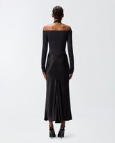 Long-sleeved bodysuit with open shoulders - | Pinko