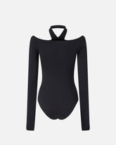 Long-sleeved bodysuit with open shoulders - | Pinko