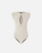 Run-resistant bodysuit with cut-out detail - | Pinko