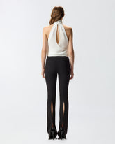 Neckholder-Top mit Öffnung auf der Rückseite - | Pinko