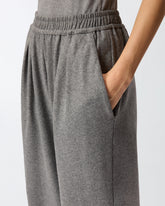 Long wide-leg wool-blend trousers - | Pinko