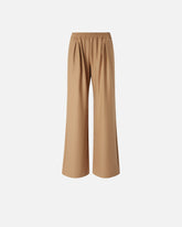 Long wide-leg wool-blend trousers - | Pinko