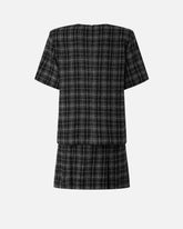 Check mini dress - | Pinko