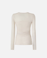Wool-blend sweater with knot detail - | Pinko