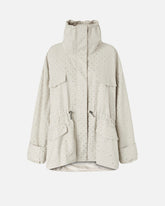 Parka mit Strass und Nieten - | Pinko