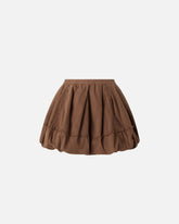 Balloon mini skirt in cotton - | Pinko