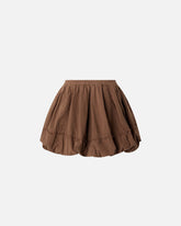 Balloon mini skirt in cotton - | Pinko