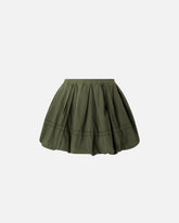 Balloon mini skirt in cotton - | Pinko