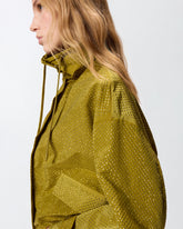 Blouson-Jacke mit Mikro-Nieten als Allover-Muster - | Pinko