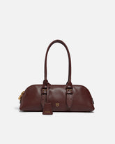 Escape Bag Horizontal large shoulder bag in leather - | Pinko