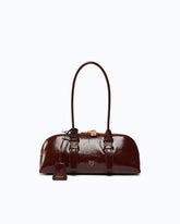 Escape Bag Horizontal large handbag in new shiny leather - | Pinko