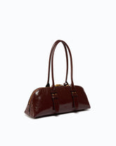Escape Bag Horizontal large handbag in new shiny leather - | Pinko