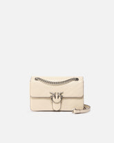 Mini Love Bag One Light small handbag in chevron leather - | Pinko