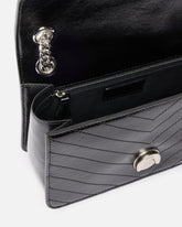 Mini Love Bag One Light small handbag in chevron leather - | Pinko