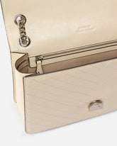 Love Bag One medium handbag in chevron leather - | Pinko