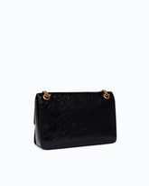 Medium Love One Light crossbody bag in glossy leather - Black | Pinko