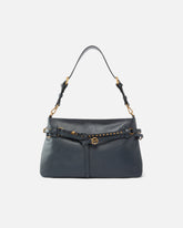 Belt Bag medium shoulder bag in leather - Dark Grey | Pinko