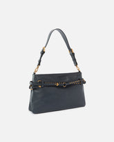 Belt Bag medium shoulder bag in leather - Dark Grey | Pinko