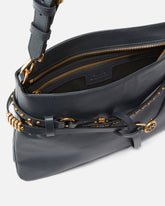 Belt Bag medium shoulder bag in leather - Dark Grey | Pinko