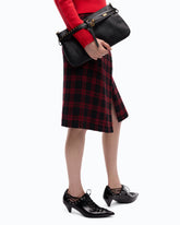 Mittelgroße Schultertasche Belt Bag aus Leder - Schwarz | Pinko