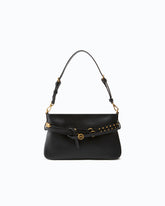 Kleine Schultertasche Belt Bag Mini aus Leder - Schwarz | Pinko