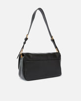 Mittlere Umhängetasche Love Bag Click Soft Horizontal Handle aus Leder - | Pinko