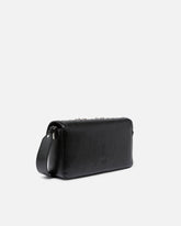 Love Bag Slouchy medium shoulder bag in leather-effect microfibre - Black | Pinko