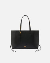Mittlerer Shopper aus Leder mit Metalldetails - | Pinko