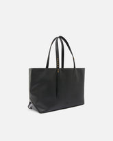 Mittlerer Shopper aus Leder mit Metalldetails - | Pinko