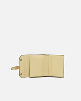 Leather wallet with PINKO lettering - Beige | Pinko
