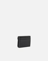 Leather wallet with PINKO lettering - Black | Pinko