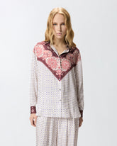 Hemd mit Krawattenmotiv und abgesetztem Print - | Pinko