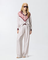 Hose mit Krawattenmotiv - | Pinko