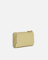Mini wallet in leather with Love Birds - Beige | Pinko