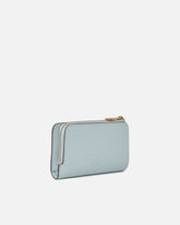 Mini wallet in leather with Love Birds - Light Blue | Pinko