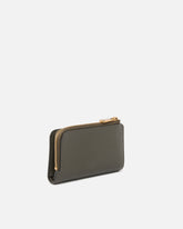 Mini wallet in leather with Love Birds - Grey | Pinko