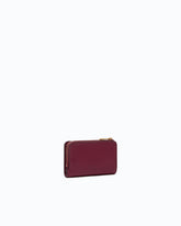 Mini wallet in leather with Love Birds - Pink | Pinko