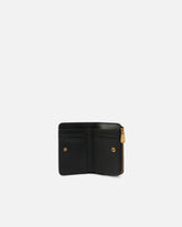 Mini wallet in leather with Love Birds - Black | Pinko
