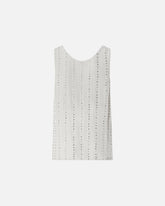 Vest top with jewel stripes - | Pinko