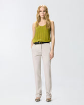 Vest top with jewel stripes - | Pinko