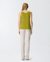 Vest top with jewel stripes - | Pinko