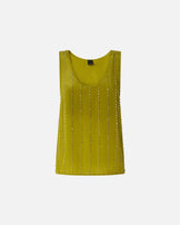 Vest top with jewel stripes - | Pinko