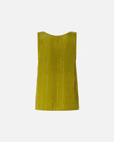 Vest top with jewel stripes - | Pinko