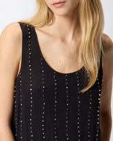 Tanktop mit Schmuckstreifen - | Pinko