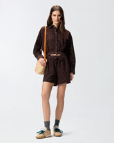 Shorts mit Lochmuster - | Pinko