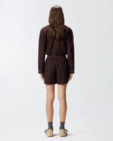Shorts mit Lochmuster - | Pinko