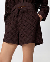 Shorts mit Lochmuster - | Pinko