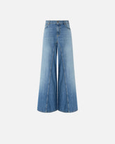 Ausgestellte Jeans mit Super Wide Leg - | Pinko