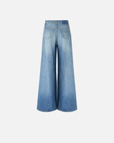 Flared jeans with super wide leg - | Pinko