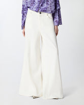 Super-wide-leg jeans - | Pinko
